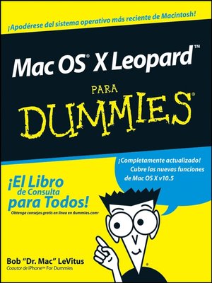 cover image of Mac OS&#174; X Leopard<sup>TM</sup> Para Dummies&#174;